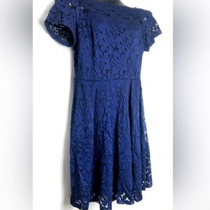 Missmay Navy Lace Dress